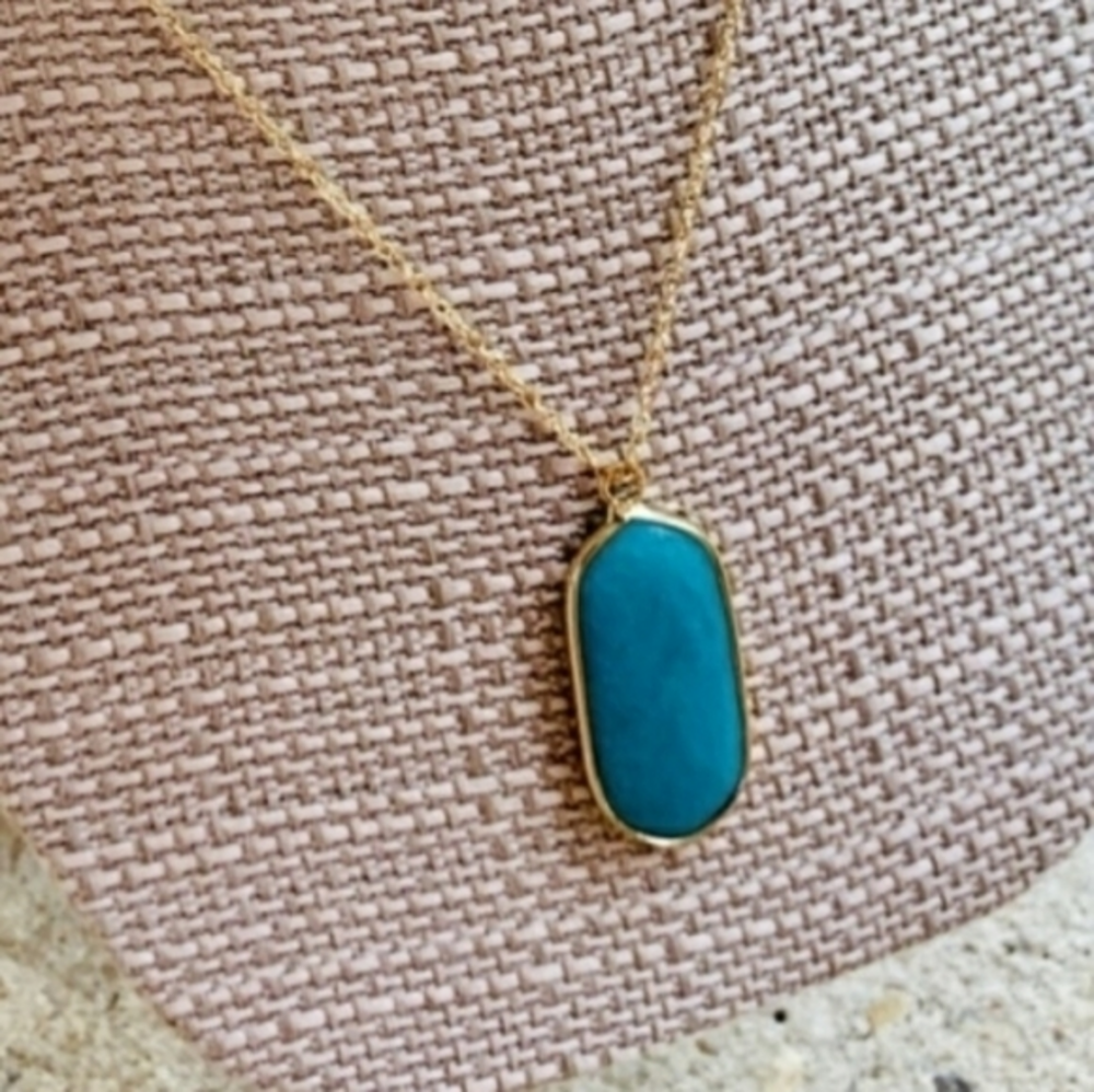 Blue necklace